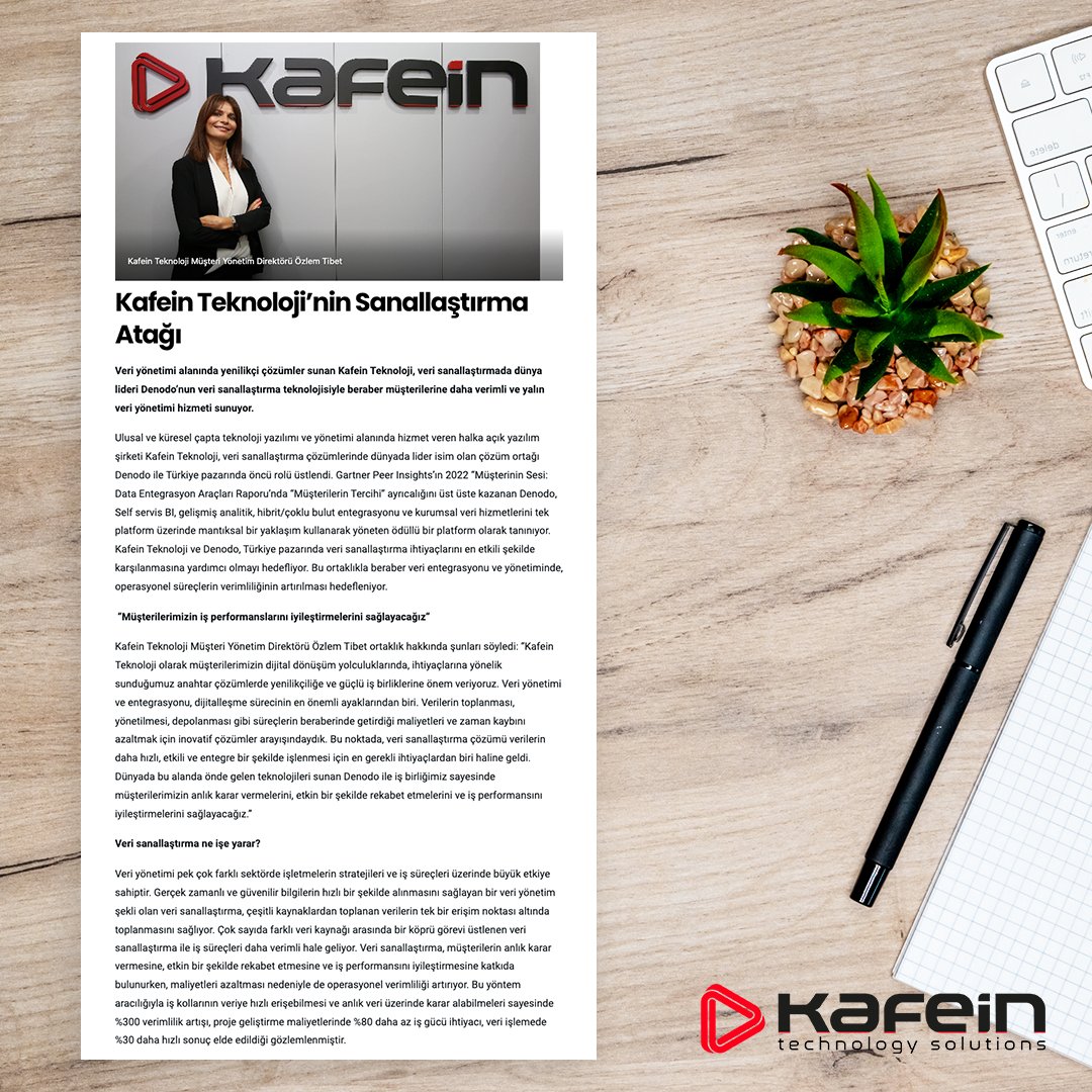 KafeinC's tweet photo. Kafein Teknoloji ve Denodo, verilerin daha hızlı, etkili ve entegre bir şekilde işlenmesi için veri sanallaştırma alanında yaptıkları iş birliği sayesinde müşterilerinin iş performanslarını iyileştirmelerini sağlıyor.

Veri sanallaştırma: https://t.co/oJpzQxIpk0

#kafeinteknoloji https://t.co/sVylL8C0NM