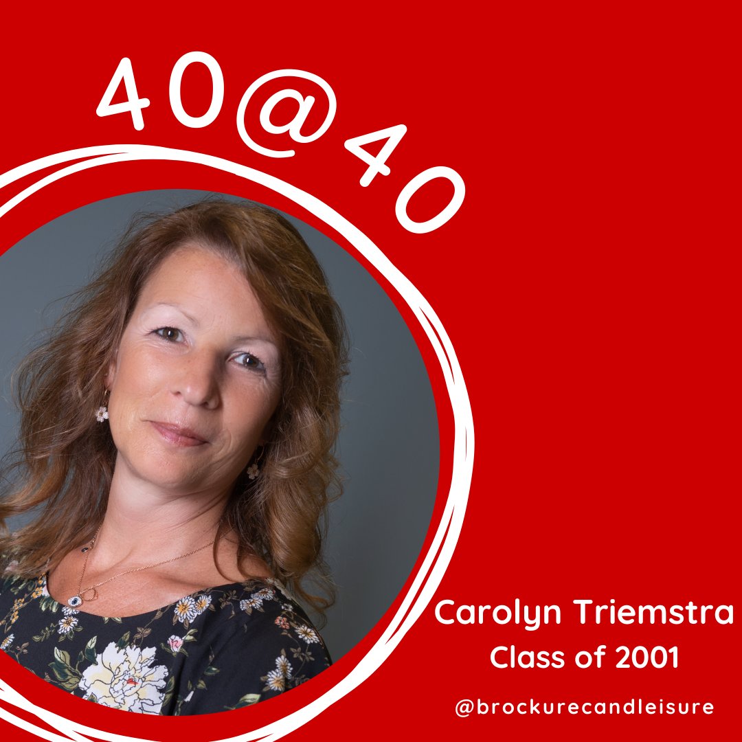 BrockRECL's tweet photo. Alumni highlight Carolyn Triemstra, BRLS '01! #homecoming #badgersforlife #brockualumni https://t.co/zz0AG7oIhm