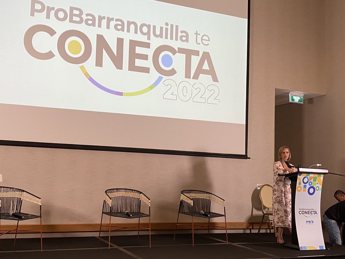 ProBaq's tweet photo. #AEstaHora Nuestra Directora Ejecutiva Vicky Osorio (@VickyOsorioS) da apertura a #PBTeConecta 2022. https://t.co/vXfG18rEnl