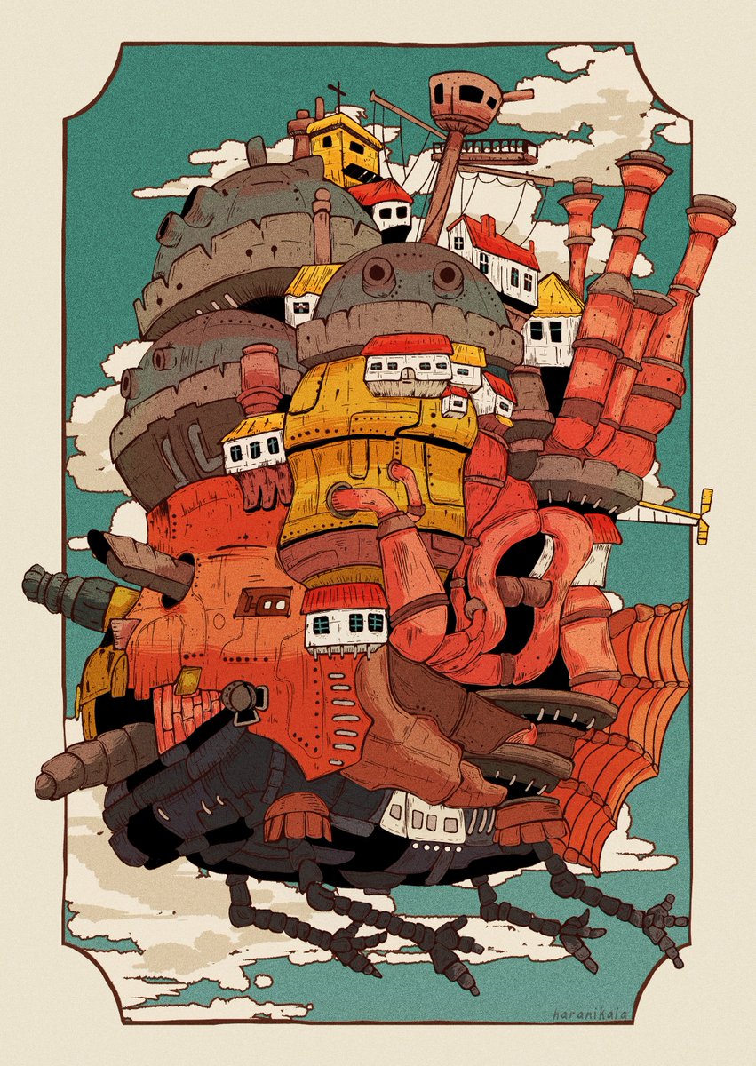 haranikala's tweet photo. Howl's Moving Castle [2004] https://t.co/Nl3afBK9uU