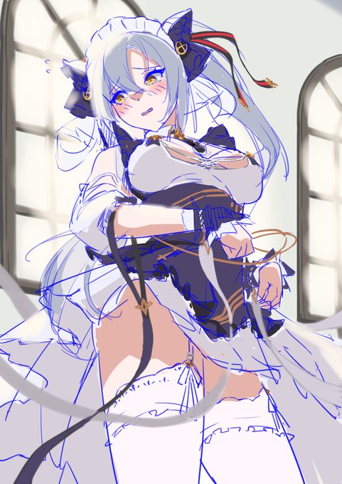 久々にSkebの依頼をいただきました!
ドレイクのチェシャーコス(恥じらい表情)
描かせていいただいてます😊 