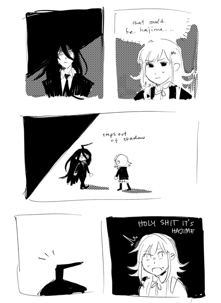 pigeonsdespair's tweet photo. i think he should keep the ahoge. #dr2 #cjiaki #kamukura https://t.co/tm4Exmivjv