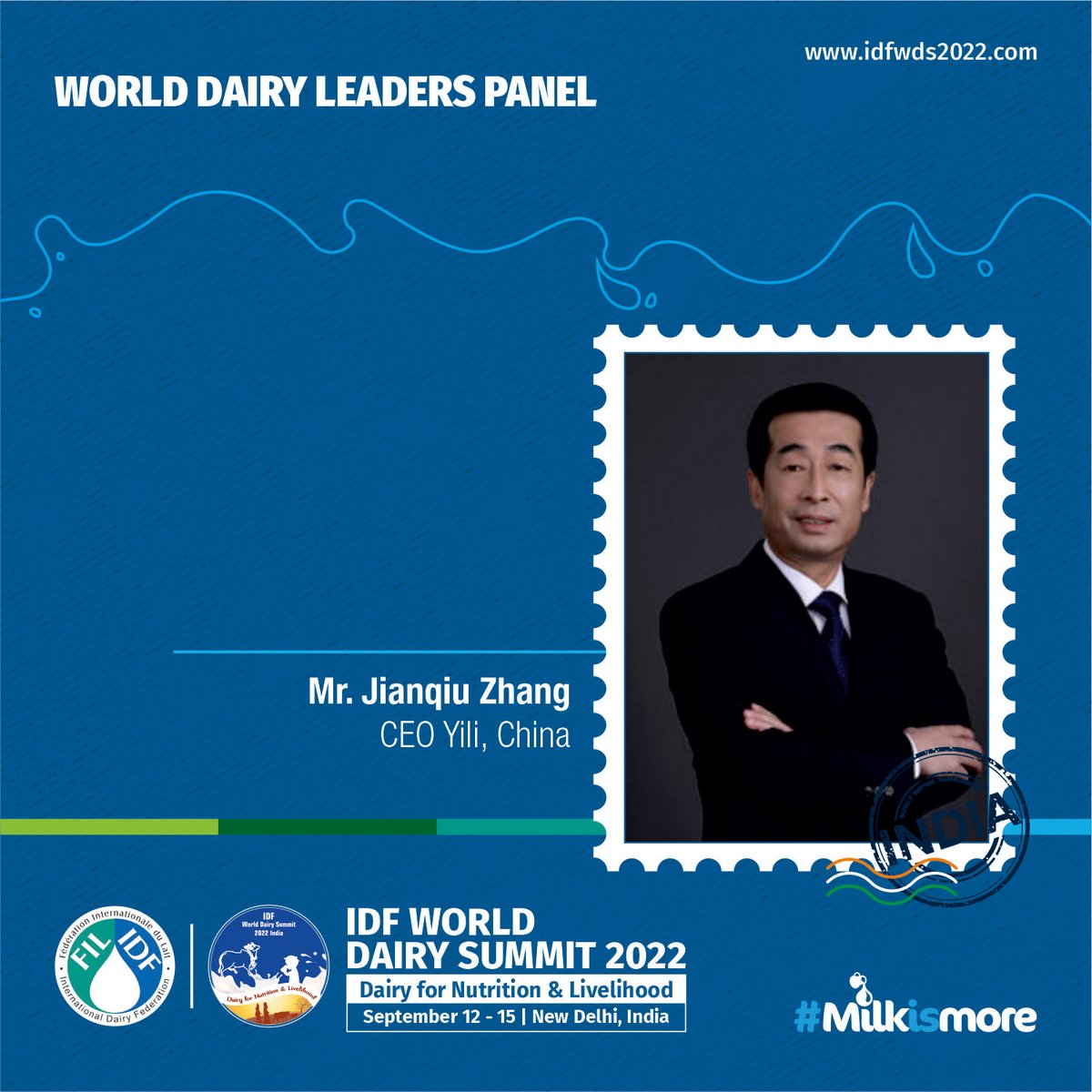 FIL_IDF's tweet photo. IDF WDS 2022: Our panellists for this year's IDF Dairy Leaders Panel 2022, will share their thoughts on the global dairy sector. Join virtually/in person here: https://t.co/LquGIyGv3K
#dairymarkets #dairyscienceandtechnology #dairy @NDDB_Coop @idfwds2022 https://t.co/oZaBImctrf