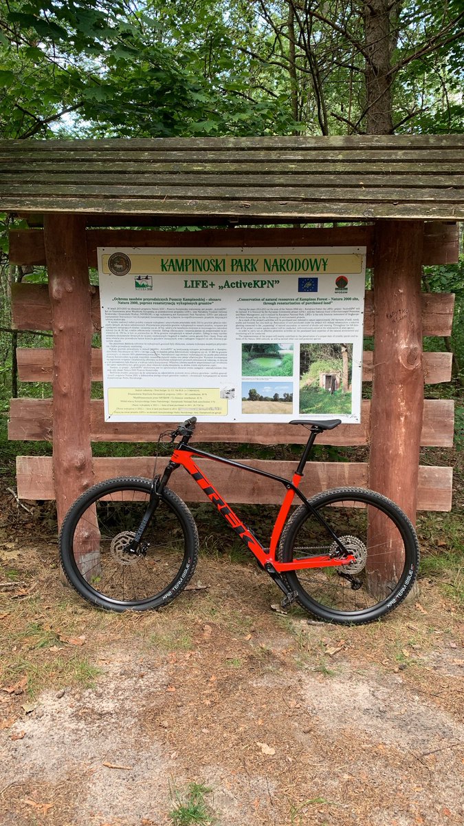 MaciekPivot's tweet image. średni ten kampinos rowerowo 
#trek #procaliber