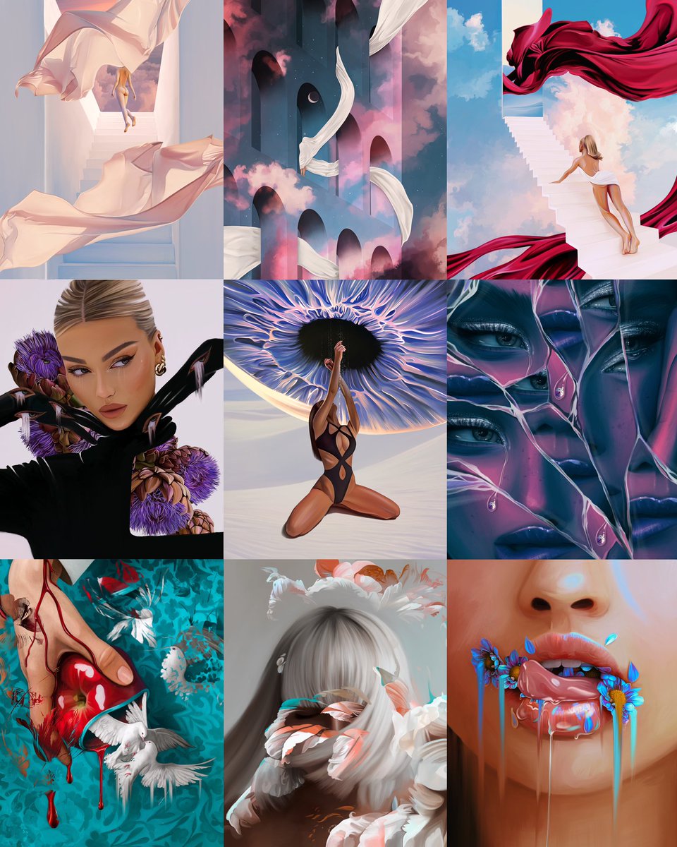 alina_dore's tweet photo. Part of my @foundation portfolio 💜
7/16 artworks are available &amp; looking for their collectors 🙌🏻 https://t.co/Q1OW1vtvjE