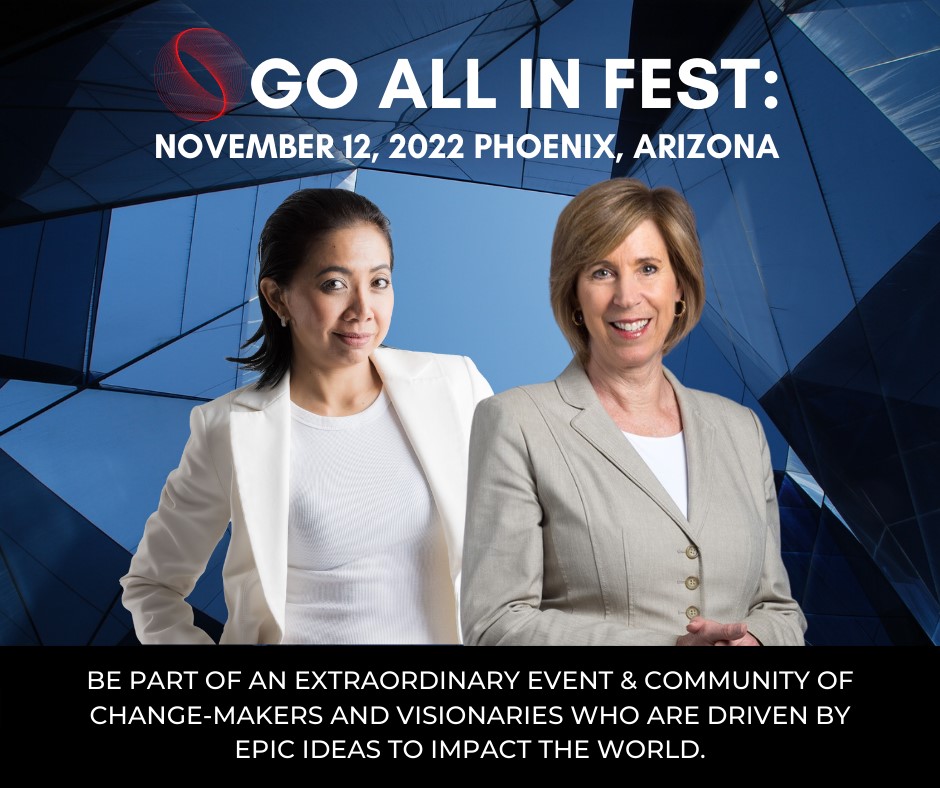 AArmstrongCoach's tweet photo. Join me at the inaugural Go All In Fest this November! This unique event brings together exceptional people from around the world to connect, grow and learn from each other. Early bird pricing is available through September 20th! Learn more and register: https://t.co/QpFTbTOs07 https://t.co/T2e1nZeUji