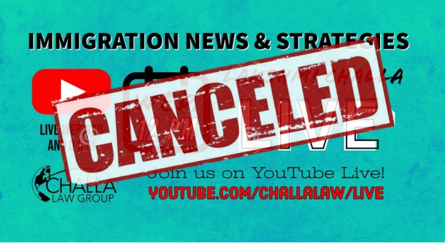 ChallaLaw's tweet photo. No webinar today, 8/24. Join us for our next Webinar on  9/7 at 12pm EST! https://t.co/pM5FHdUAfg