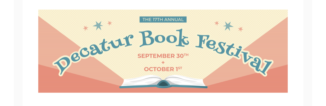 Author_DLWhite's tweet photo. The #DecaturBookFestival is coming up!
https://t.co/OculDoNIrr https://t.co/fJkPXDerfu