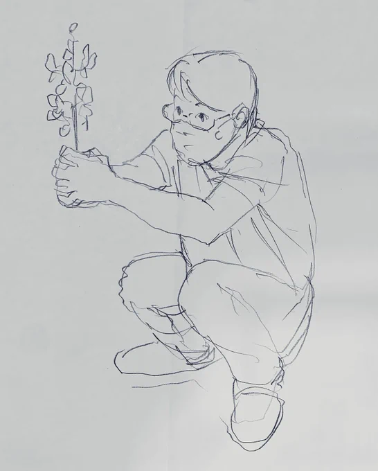 3分なので沢山描きました。 