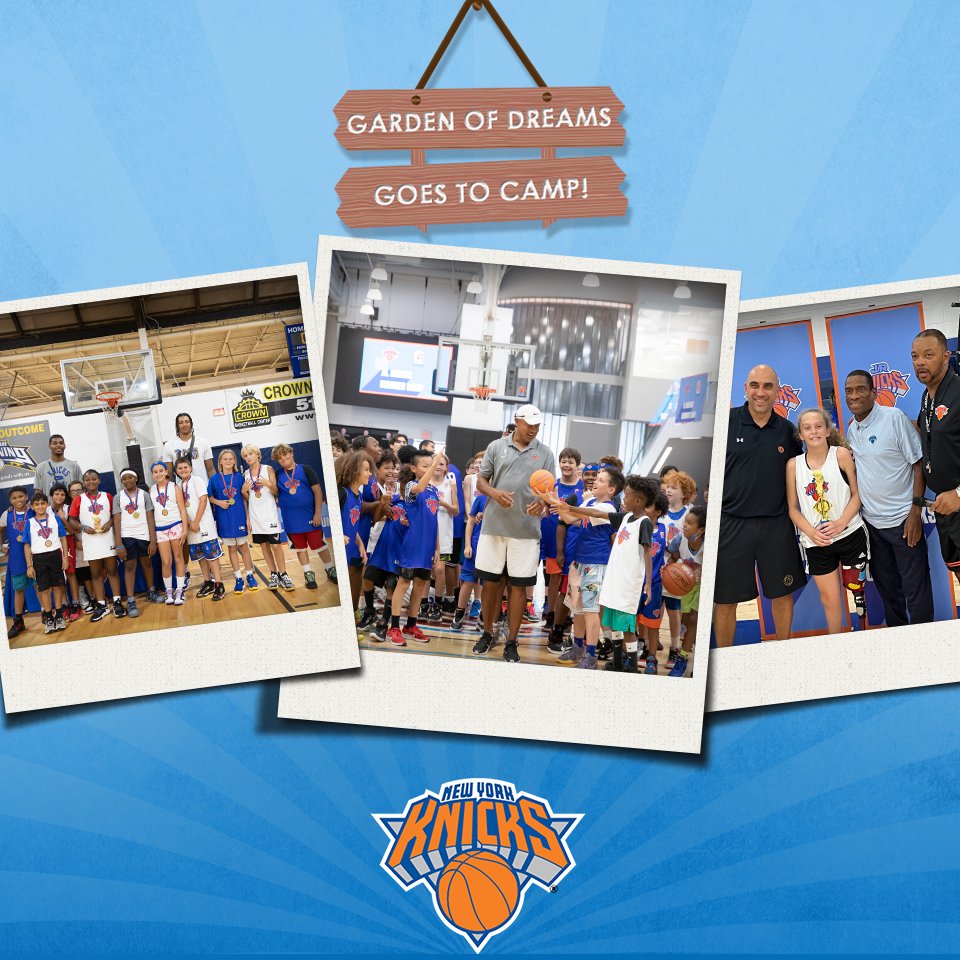 gardenofdreams's tweet photo. With fall on the horizon, we are looking back at the incredible experiences our Garden of Dreams young people had at @juniorknicks basketball camps this summer! Thank you to the #JrKnicks for creating some unforgettable memories! 🏀 https://t.co/S9A7mQw6kn