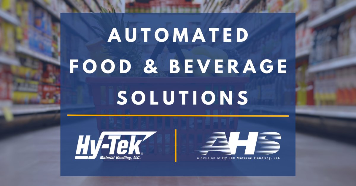 The level of automation in the #foodandbeverage industry can range between very manual processes utilizing powered industrial trucks all the way to complex #conveyor, #sortation, and #automated storage and retrieval systems. Learn more: bit.ly/3CvMwpO