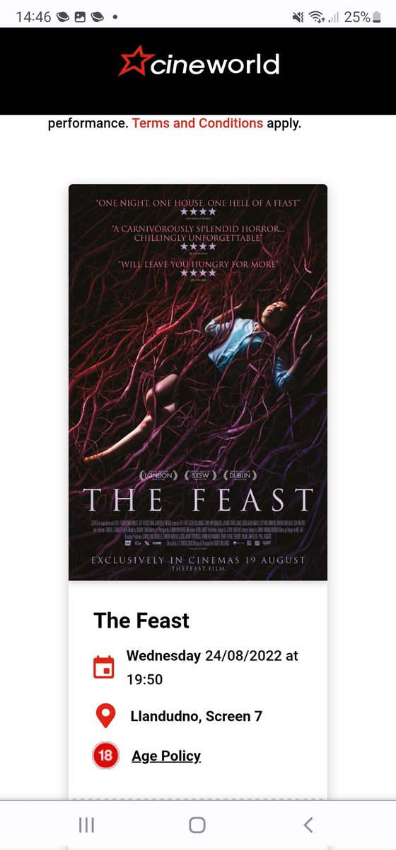 bruceybhughes's tweet image. Dear @cineworld 
It&apos;s not sad that I want to do a rewatch again tonight 🙈🙈.... but you are giving me #freenachos #Thefeast @S4C @picturehouses