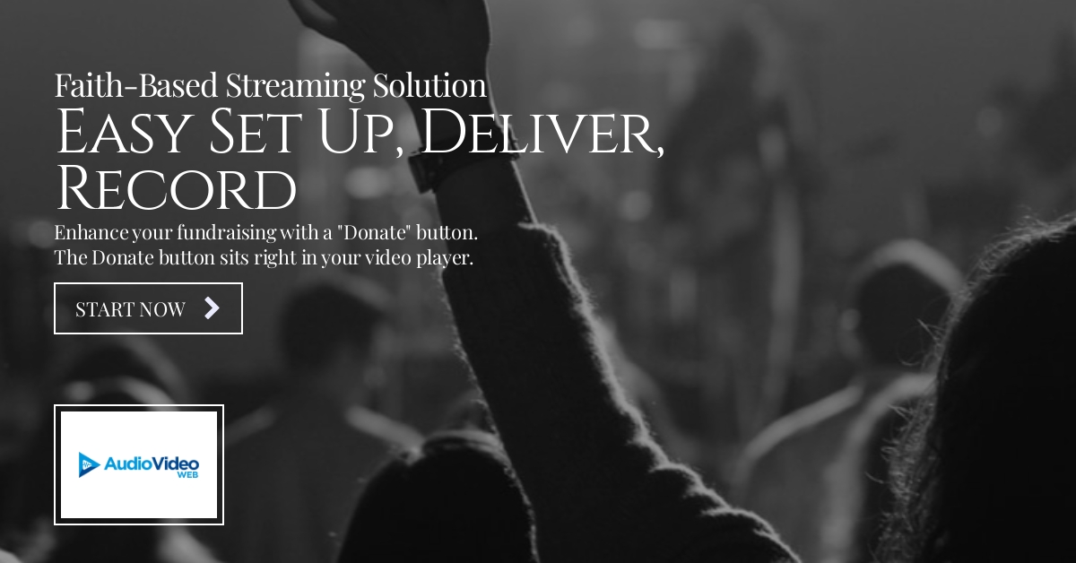 Avwebstreaming's tweet image. Easy to set up, deliver, and record for future viewing. With the built in option to donate directly from the player.

audiovideoweb.com/industries-fai…