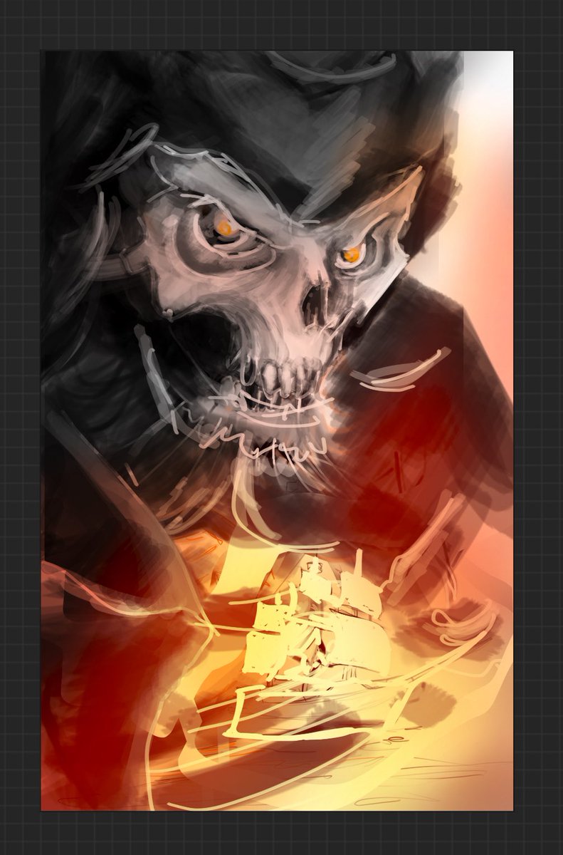 Self portrait of me painting. Art inspired by the new book ‘Heart of Fire’🔥
I will finish the painting as soon I can 🫠
<a href="/SeaOfThieves/">Sea of Thieves</a> #BeMorePirate #SeaOfThieves
