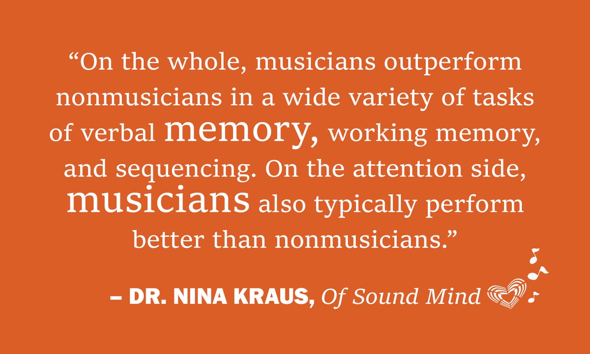 @northwesternu @brainvolts #quote #quotes #music #musiceducation #musicforlife #enhancelifewithmusic #powerofmusic #musicheals #musictherapy #musicbenefits #musicadvocacy #musicandwellbeing #science #scientist #education #cognitivefunction #neuroscience