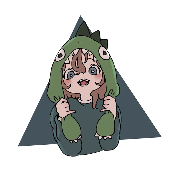 恐竜のかぶりもの 