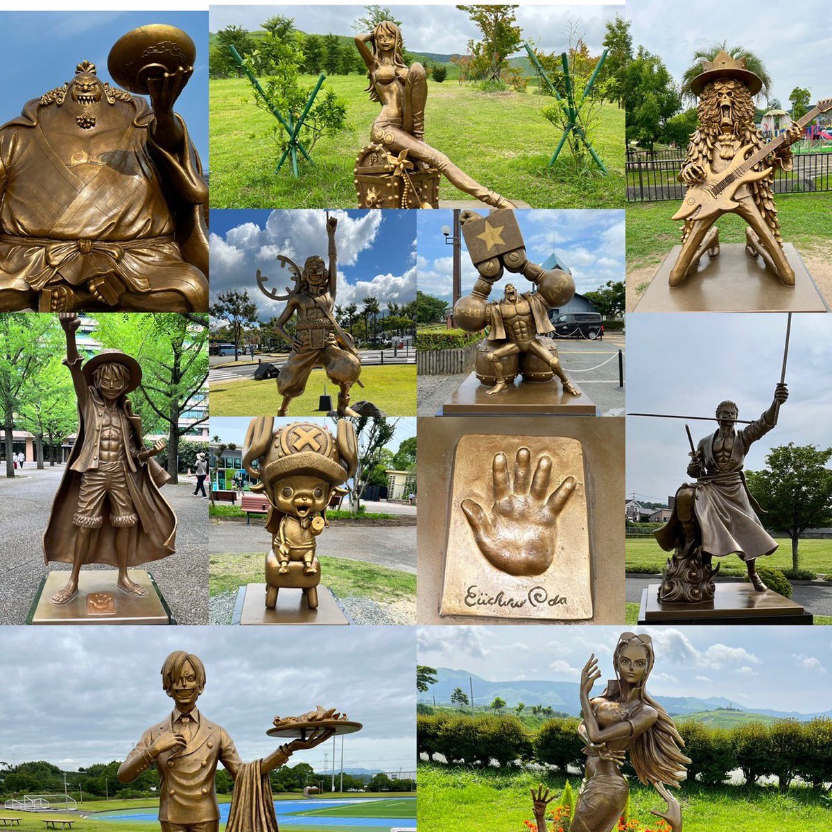 熊本への寄付金でルフィ像を造ったらクレームが来たので じゃあ熊本中に設置します と建てたワンピース像が復興のシンボルになった Togetter