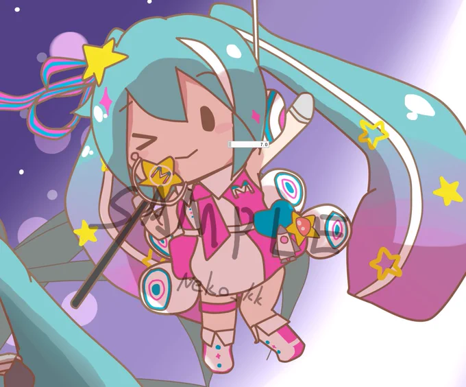 初音ミクの誕生日はあと:7日 