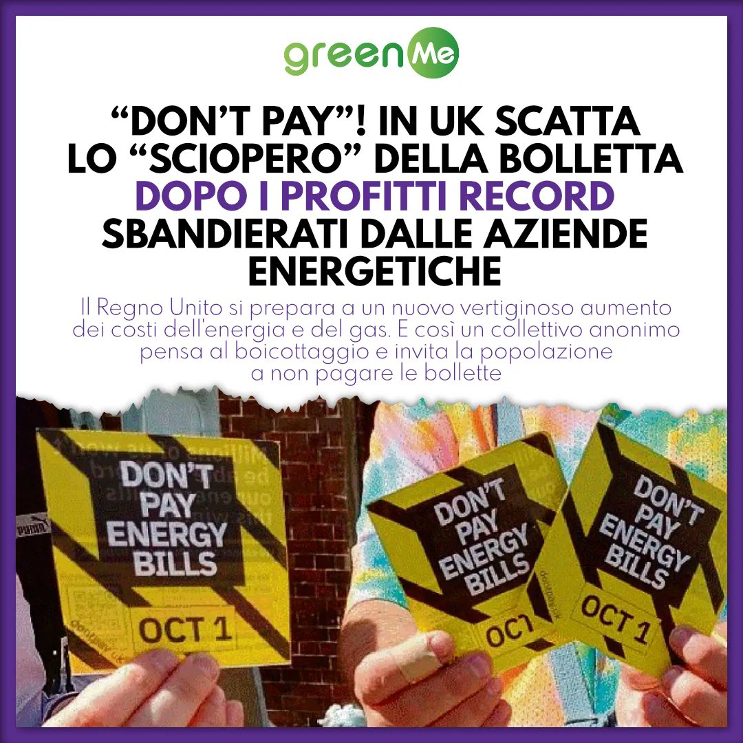 In UK scatta lo sciopero in reazione agli scandalosi extra profitti delle aziende energetiche.
#UnionePopolare al Governo porrà tetto massimo ai prezzi e tassazione al 90% per gli extra profitti.
#dontpay #proteste