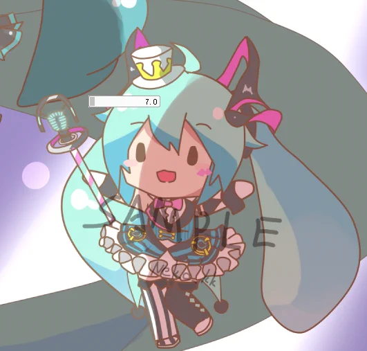 初音ミクの誕生日はあと:7日 