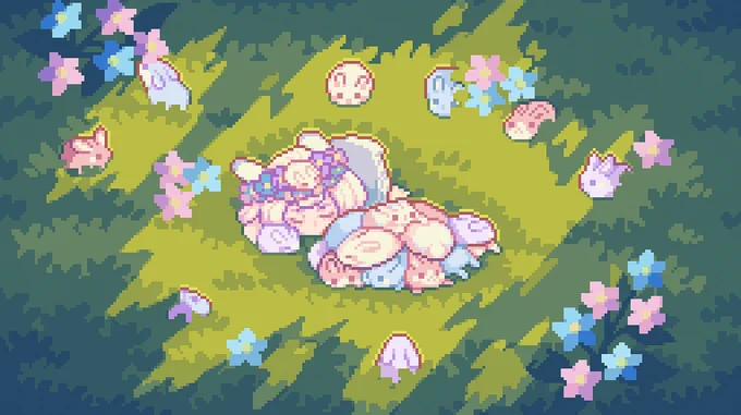  #pixelart collab with juliagoodish 