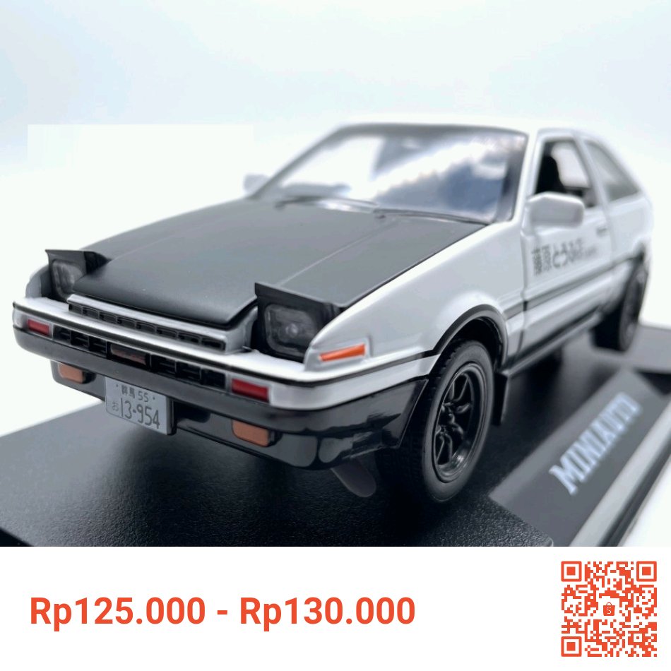 HoldenKlasik's tweet photo. Miniatur mobil diecast initial d trueno ae86 hanya Rp125.000 - Rp130.000 di 👇👇👇 sekarang juga!
.
 https://t.co/CkToPzMSPn 
. https://t.co/VNT4IJC1Zc