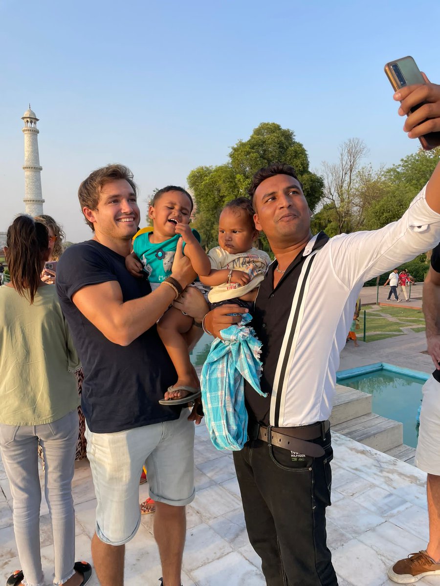 fmazzoli's tweet photo. @MrBeast In the Taj Mahal a guy asked me to hold his baby for a selfie 😂 https://t.co/0lc30BSPG0