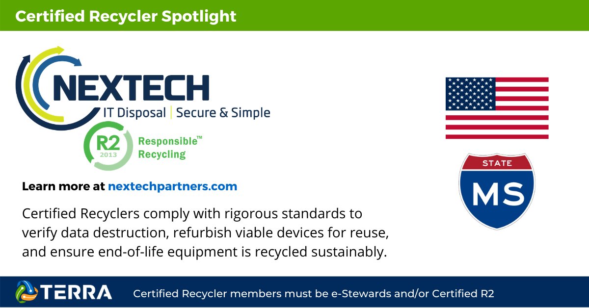 jointerra's tweet photo. Wise IT asset managers choose e-Stewards and/or R2 Certified organizations for secure and sustainable #ewaste and #ITAD solutions.
https://t.co/GrcUoeoCDs
#certificationmatters #reuse #recycle #datasecurity #digitalinclusion #jointerra https://t.co/mdQ4xD8cMh