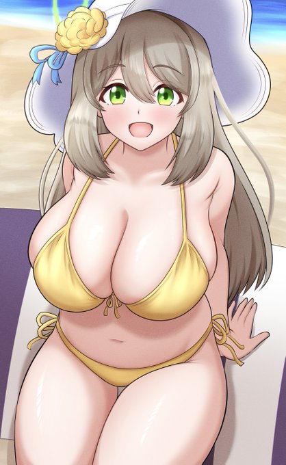 #夏休みはフォロワーさんが増える
夏のブルアカ絵を二つまみほど… 