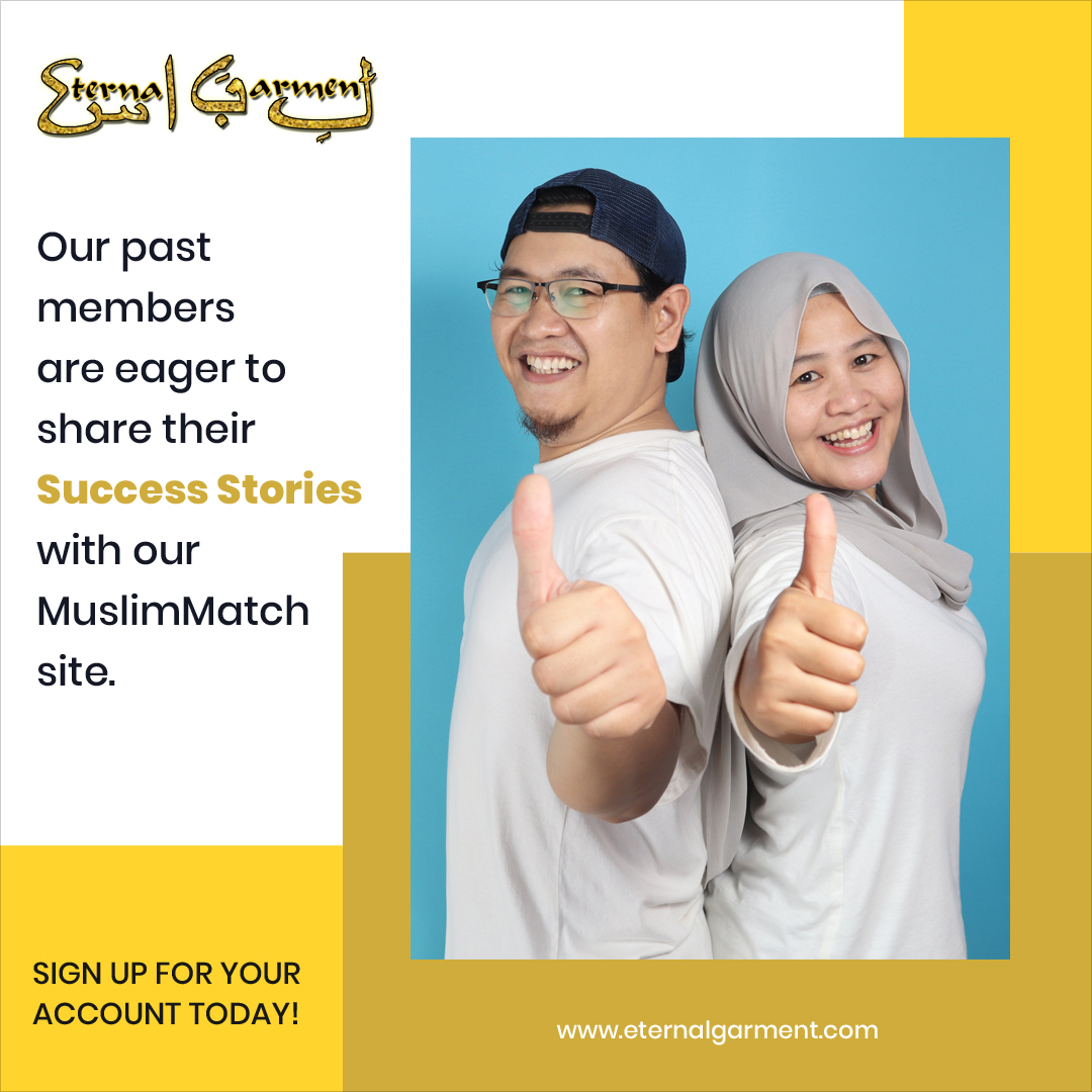 egarment's tweet image. Our past members are eager to share their #SuccessStories with our #MuslimMatch site. Sign up for your account today! eternalgarment.com/eternalgarment…