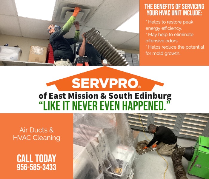 For more information on HVAC and air duct cleaning
Call us today at (956) 585-3433.
servproeastmissionsouthedinburg.com/airduct-cleani…