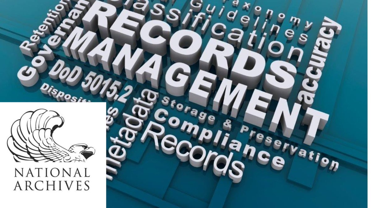 QAI_USA's tweet photo. On July 26, 2022, #NARA announced it is beginning to prepare for the first federal-wide #Capstone resubmission cycle.
https://t.co/dWZdtZgPU2
#recordsmanagement #federalrecords #permanentrecords #IIM #M365 https://t.co/E22GgoUrc9