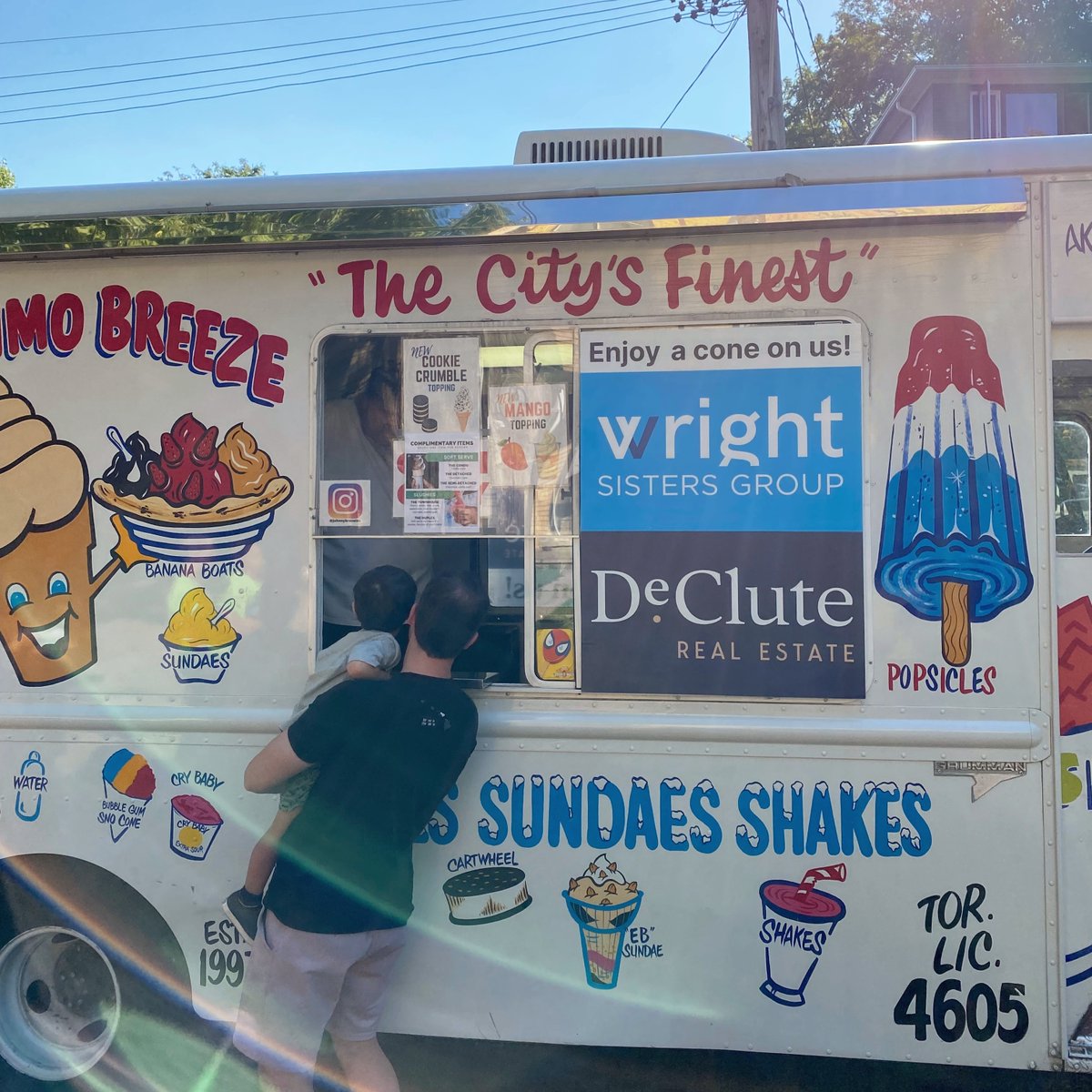 DeClute's tweet photo. Our Ice Cream Truck is back driving through The Beaches area between 5pm-7pm Tomorrow August 25th!🍦
🌧️ We are monitoring the weather- stay tuned for updates!
@johnnybravoinc
#icecreamtruck #complimentary #freecone #Conesforeveryone #icecream #decluterealestate https://t.co/ilRSpSwpjx