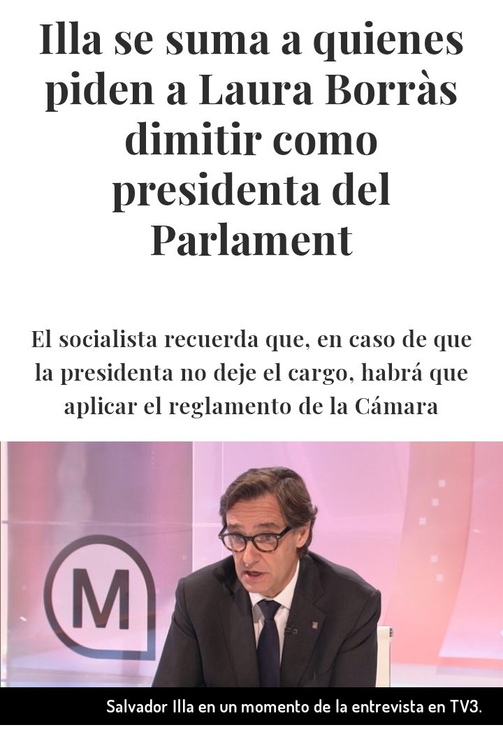 muscluman's tweet photo. Qui es suma a demanar la dimissió de @salvadorilla?.

@LauraBorras https://t.co/1Nqw8XcT6A