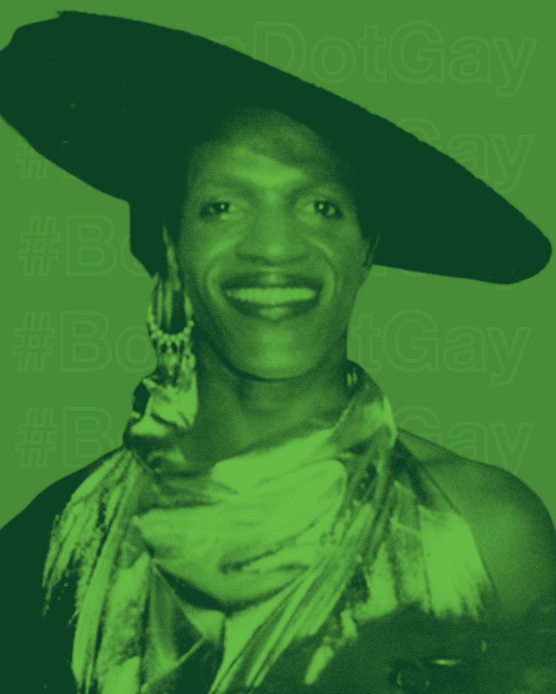 dotgay's tweet photo. Today we are celebrating LGBTQ+ rights pioneer #MarshaPJohnson on what would have been her 77th birthday! 

The self-identified drag queen and activist was a prominent figure in the Stonewall uprising of 1969.  #PayItNoMind 

#BornDotGay 
#GayPride
#StonewallRiots https://t.co/FXauspPJN1
