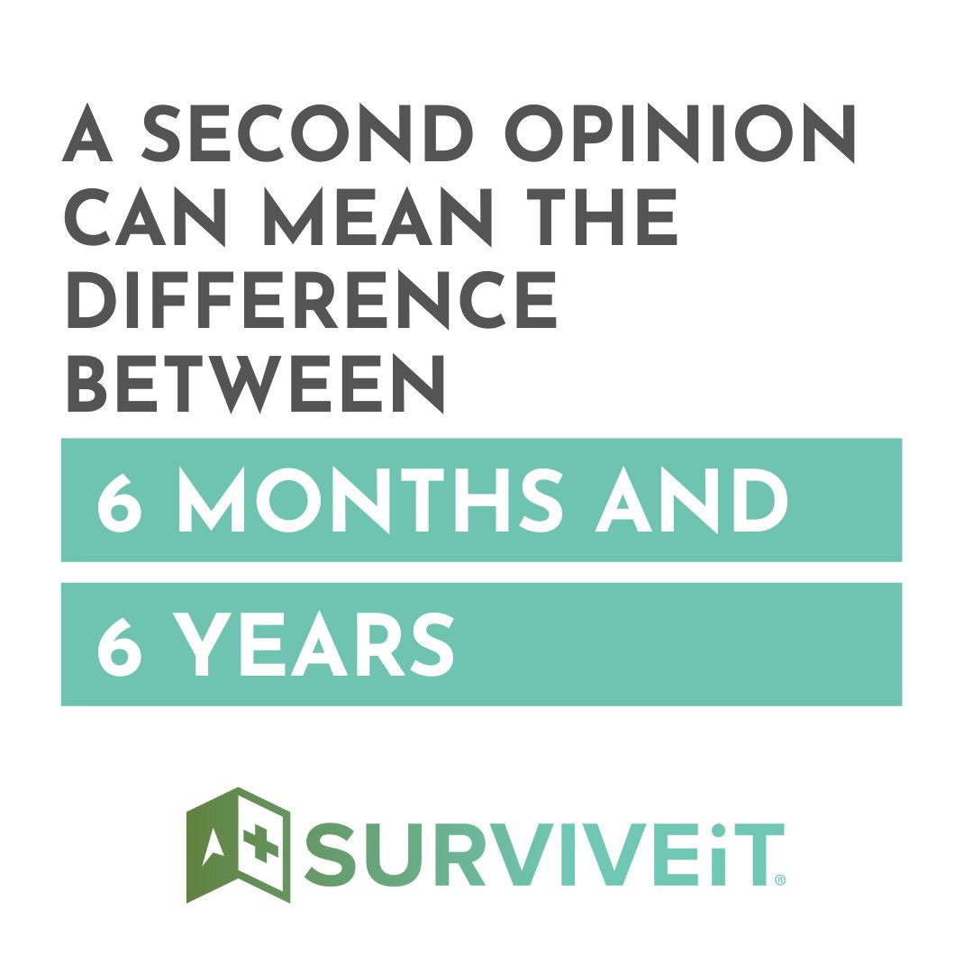 teamsurviveit's tweet photo. One of the ways cancer patients can advocate for themselves is by seeking a second opinion.

Download our second opinion guide --> 
https://t.co/Xj6m6ndarm
#OncTwitter https://t.co/4obtLjptjf