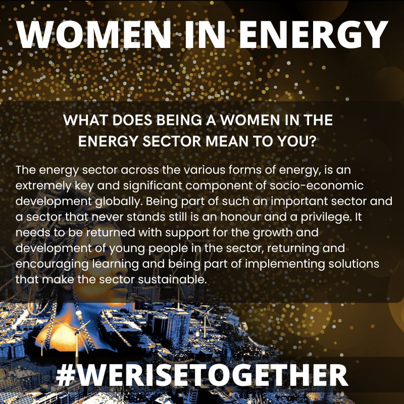 ESIAfrica's tweet image. 💡 Spotlighting the phenomenal @80Fev: Chairman and founder of Trenex (Pty) Ltd AND Chairlady for @SANEANPC.
 
We caught up with this powerhouse of a woman to gain valuable insights into her career journey, the different roles she fulfils and what it’s like to be a #WomenInEnergy