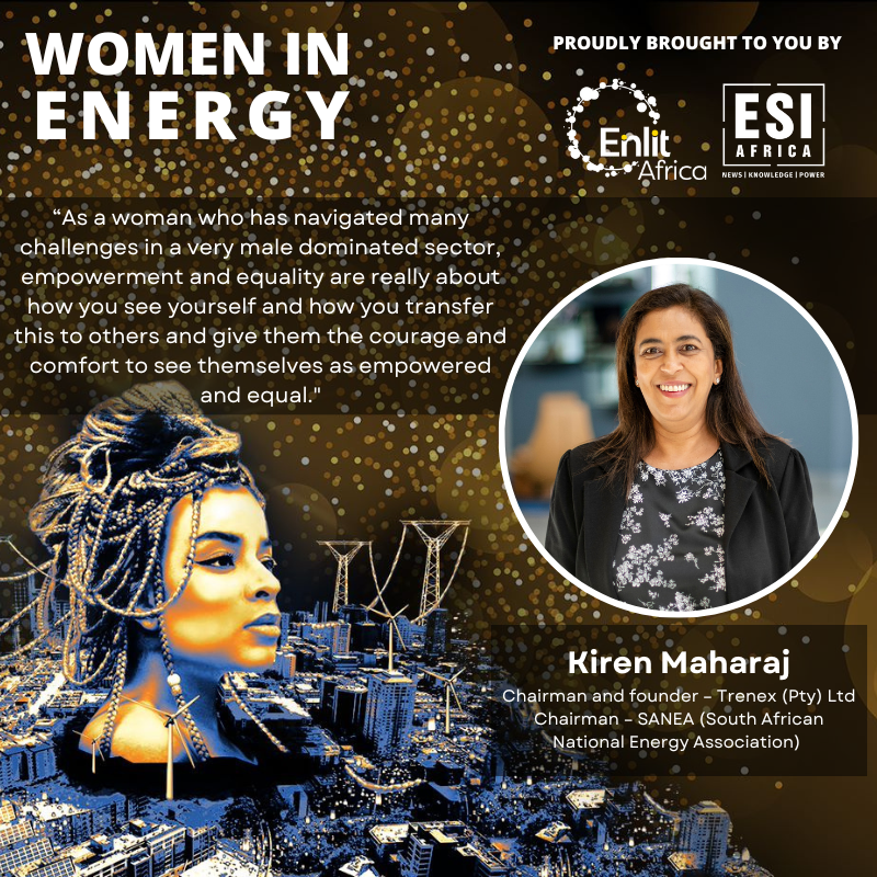 ESIAfrica's tweet image. 💡 Spotlighting the phenomenal @80Fev: Chairman and founder of Trenex (Pty) Ltd AND Chairlady for @SANEANPC.
 
We caught up with this powerhouse of a woman to gain valuable insights into her career journey, the different roles she fulfils and what it’s like to be a #WomenInEnergy