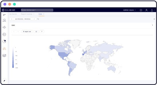 EulerianInc's tweet photo. Utilisez notre rapport provenance géographique pour découvrir d'où provient votre trafic ! 🌍

🚀 Découvrez quel pays est le plus performant, quel pays vous amène le plus de visiteurs, et analyser en temps réel votre trafic à l'aide d'une multitude de KPI (ventes pages, vues ..) https://t.co/pH2asc4wVq