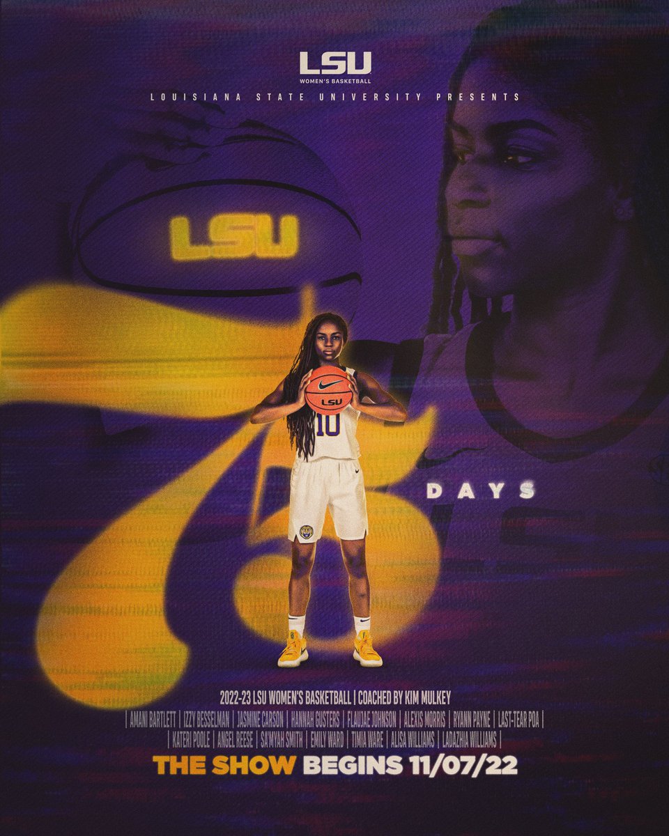 LSUwbkb's tweet photo. The clock is ticking ⏳

🎟 https://t.co/PXLtrphXgD https://t.co/xEzE0lEc4o