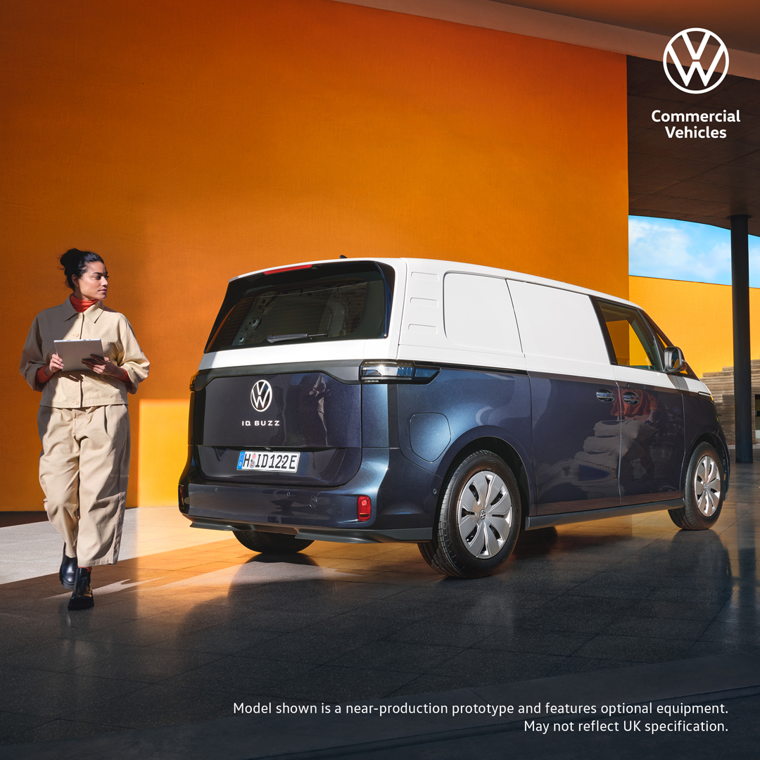 Fully charged, fully loaded. The all-electric ID. Buzz Cargo is now available to order, with space for two Euro pallets. #VansThatCan