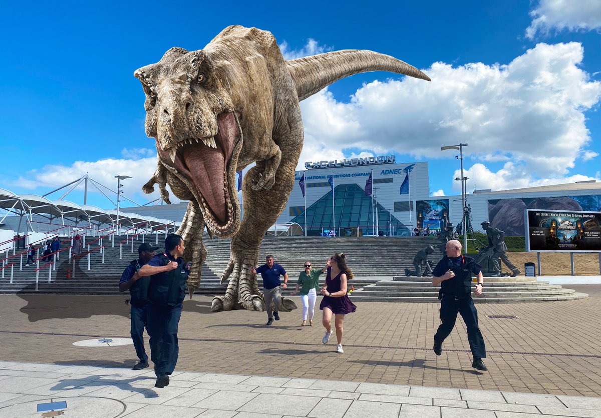 ExceLLondon's tweet photo. 😲🦖😜

It really is the closest you will ever come to living dinosaurs...

#JurassicWorld #JWExhibition #ExCeLLondon https://t.co/rxo2uTvmTX