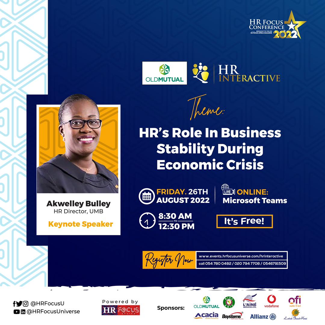 ThisIsDelis's tweet photo. You are all invited to a virtual HR Interactive event for 2022.
Themed: “HR’s Role in Business Stability During Economic Crisis” Friday, August 26th '22, 8:30 am.
It is free 🥳🥳
Kindly click the link below to register: https://t.co/xGpMsrR4DZ
#Hrinteractive https://t.co/jiKvIFwKqK