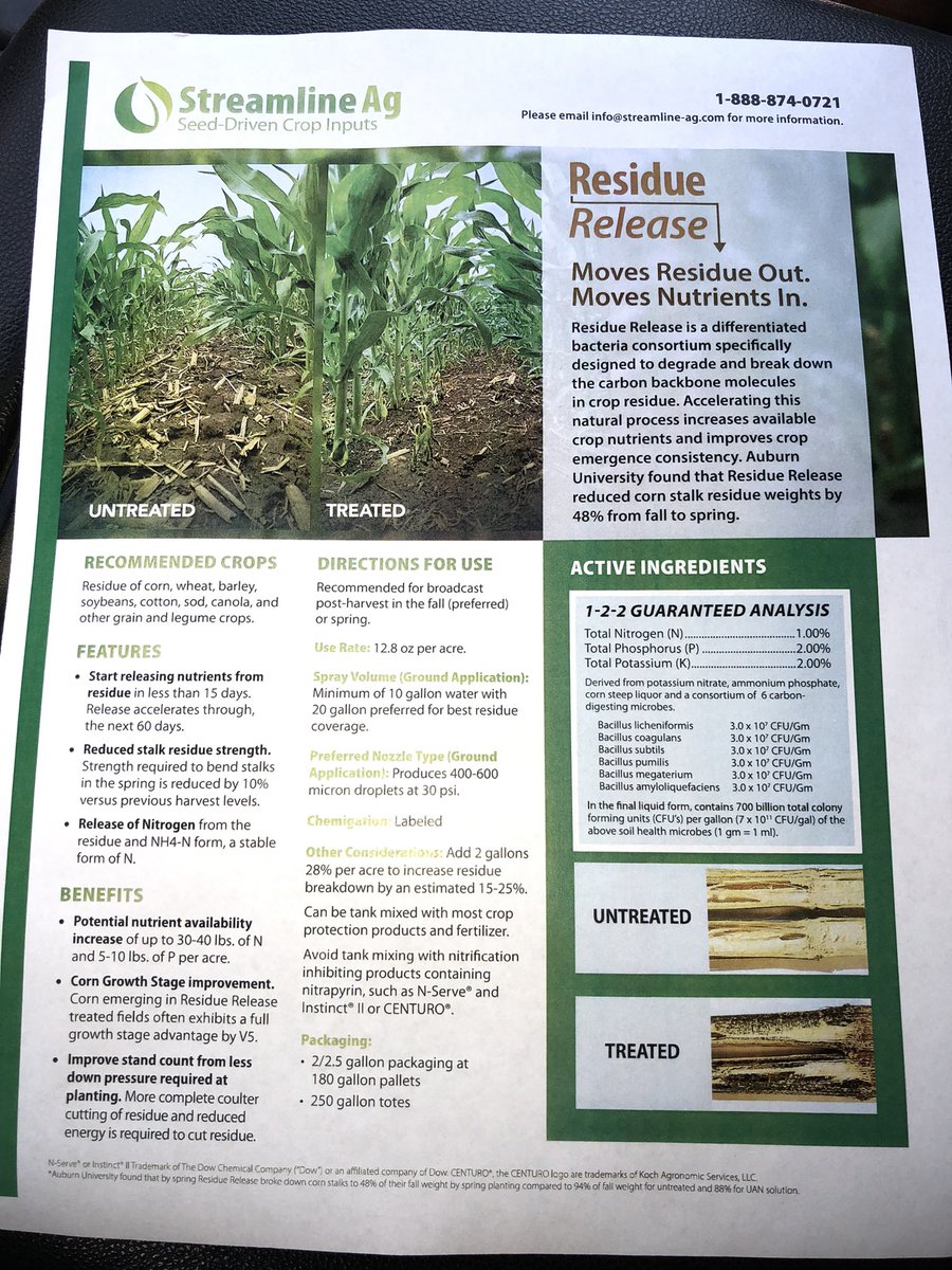 HankeySeed's tweet photo. Are you struggling to breakdown corn stalks year after year? Are they causing stand issues for the next season crops? Hankey Seed has a solution for you! https://t.co/Mg0IGc7ede