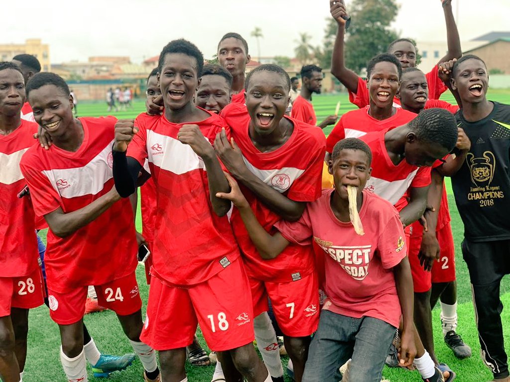 HawksFC73's tweet photo. Our mission in life are different!

Coach @akila_terence boys are enjoying the U-15 regional tournament in Banjul https://t.co/idd8sHPBJE