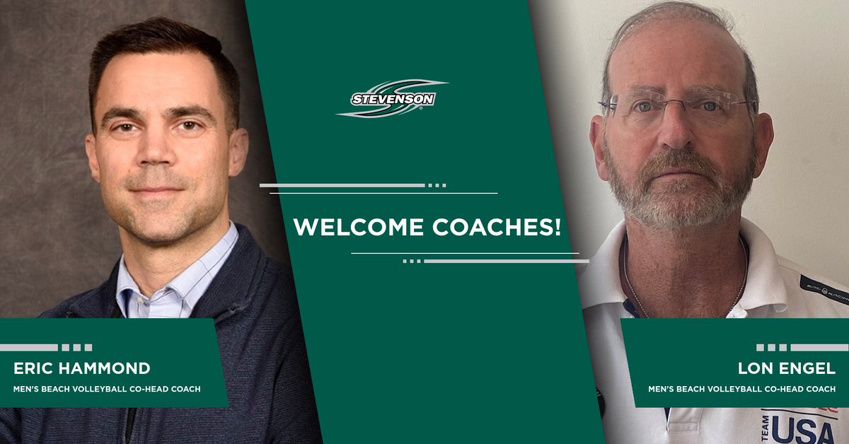 Stevenson welcomes Eric Hammond and Lon Engel as co-head coaches of the inaugural men's beach volleyball squad! <a href="/SUMVB/">SU Men's Volleyball</a> <a href="/USAVBeach/">USAV Beach</a> 

gomustangsports.com/sports/mbeachv…

#StangNation