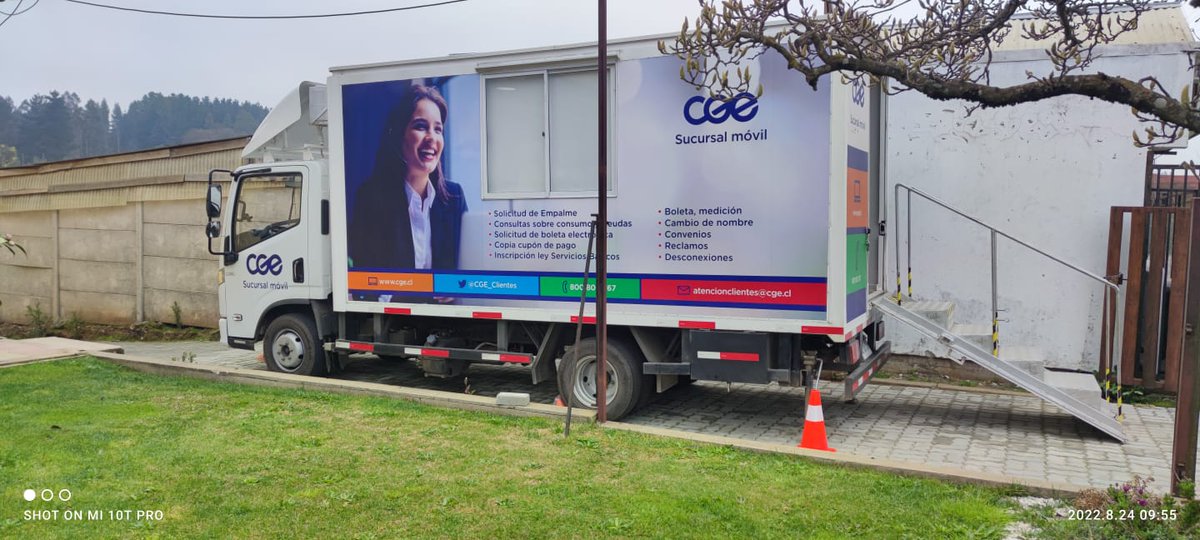 CGE_Clientes's tweet photo. Recuerda que nuestra #OficinaMóvilCGE 🚐 estará atendiendo tus consultas y solicitudes en la Municipalidad de #Empedrado desde las 10:00 hasta las 14:00 horas. No olvides tu mascarilla😷 y mantener el distanciamiento social. #CuidémonosEntreTodos #PlanMauleCGE https://t.co/c7vsOPweWE