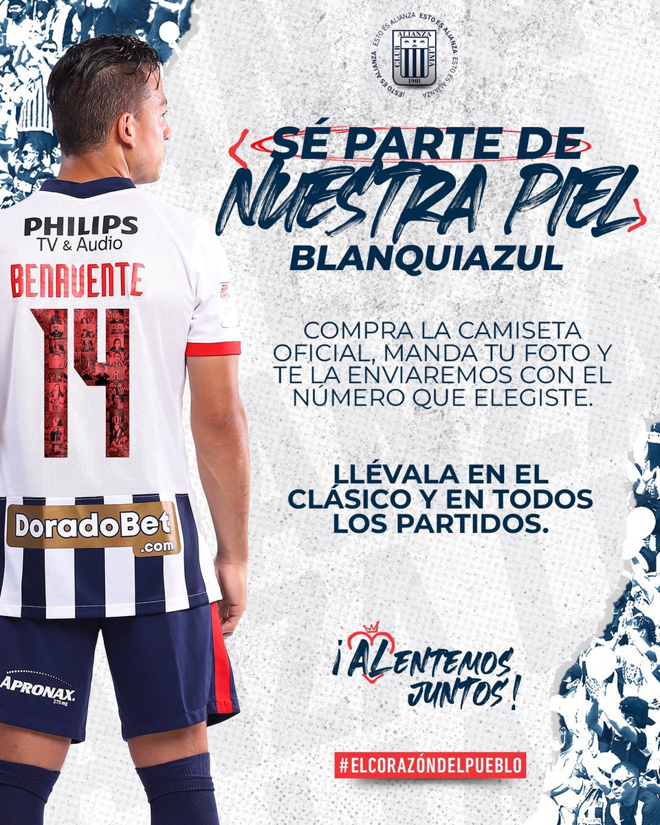 ClubALoficial's tweet photo. ¡𝗦𝗲́ 𝗽𝗮𝗿𝘁𝗲 𝗱𝗲 #PresenciaBlanquiazul !⚪️🔵

Adquiere la camiseta oficial, manda tu foto y te la enviaremos con el número que elegiste para que la estrenes en el clásico.

Compra 𝗮𝗾𝘂𝗶́➡️ https://t.co/CJ6bk62Sgt

#ContigoSiempreBlanquiazul https://t.co/dwf1mKzTGd