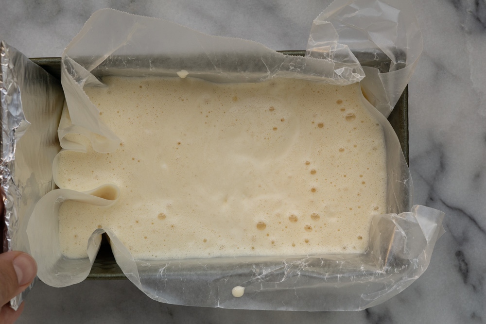All those bubbles? It's what sets this semifreddo (ready to be frozen) apart from many other ice cream styles! foodcrumbles.com/semifreddo-sci… #foodscience #icecreamscience
