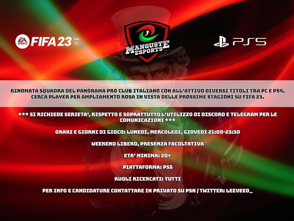Leeveeo_ (@leeveeo_) on Twitter photo PRIORITA' A RUOLI DAL CENTROCAMPO IN GIU'.
GRUPPO TELEGRM: t.me/+72PR0Sj6-YhkY…
<a href="/vGamesRT/">vGamesRT 🔄</a> <a href="/ProClubRetweet_/">⚽ᴘʀᴏ ᴄʟᴜʙ ʀᴇᴛᴡᴇᴇᴛ🇮🇹</a> <a href="/RTAllProClub/">RETWEET ALL PROCLUB</a> <a href="/RTproclub/">𝚁𝚃𝚙𝚛𝚘𝚌𝚕𝚞𝚋</a> <a href="/ProClubRTutto/">RTutto 🔁</a> <a href="/HouseOfProClub/">H𝕠𝕦𝕤𝕖 𝕆𝕗 P𝕣𝕠C𝕝𝕦𝕓</a> <a href="/RetwittoProClub/">Calciomercato Pro Club</a> <a href="/Mercato_FVPA/">Calciomercato Fvpa</a> <a href="/LiveProclub/">Calciomercato ProClub (live)</a> <a href="/pctransfermarkt/">🇮🇹 PRO CLUBS TRANSFERMARKT🔍</a> <a href="/KickOff_ProClub/">Kick-Off</a> <a href="/NewsProclub/">News Proclub</a> <a href="/RTProClubItalia/">RT PRO CLUB ITA</a> PRIORITA' A RUOLI DAL CENTROCAMPO IN GIU'.
GRUPPO TELEGRM: t.me/+72PR0Sj6-YhkY…
<a href="/vGamesRT/">vGamesRT 🔄</a> <a href="/ProClubRetweet_/">⚽ᴘʀᴏ ᴄʟᴜʙ ʀᴇᴛᴡᴇᴇᴛ🇮🇹</a> <a href="/RTAllProClub/">RETWEET ALL PROCLUB</a> <a href="/RTproclub/">𝚁𝚃𝚙𝚛𝚘𝚌𝚕𝚞𝚋</a> <a href="/ProClubRTutto/">RTutto 🔁</a> <a href="/HouseOfProClub/">H𝕠𝕦𝕤𝕖 𝕆𝕗 P𝕣𝕠C𝕝𝕦𝕓</a> <a href="/RetwittoProClub/">Calciomercato Pro Club</a> <a href="/Mercato_FVPA/">Calciomercato Fvpa</a> <a href="/LiveProclub/">Calciomercato ProClub (live)</a> <a href="/pctransfermarkt/">🇮🇹 PRO CLUBS TRANSFERMARKT🔍</a> <a href="/KickOff_ProClub/">Kick-Off</a> <a href="/NewsProclub/">News Proclub</a> <a href="/RTProClubItalia/">RT PRO CLUB ITA</a>